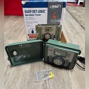 Orbit 57894 Easy-set Logic 4-Station Indoor/Outdoor Sprinkler System Timer NIB